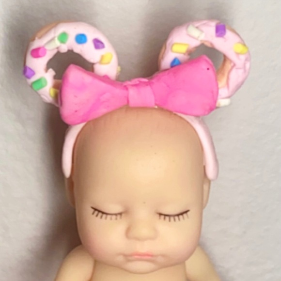 Minnie Mouse Ears shaped like donut (new)